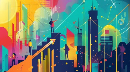 Poster - stock vectors featuring modern business concepts.