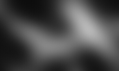 Poster - Black and white grainy gradient textured background illustration, modern wallpaper design