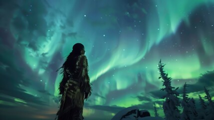 Canvas Print - world have their own legends and interpretations of the aurora, each adding to its mystique.