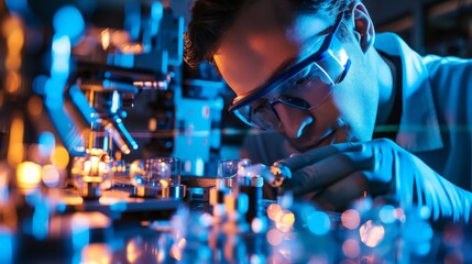 Fototapete - solid state physics and their applications in materials science.