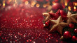 © Anatoli - Christmas red background with stars