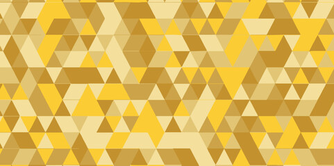 Fototapete - Light yellow, vector background polygonal style. seamless mosaic background colorful geometric polygonal abstract background. Vector picture. Abstract Triangle Generative Art, vector, illustration.  
