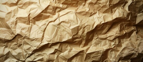 Poster - Vintage wrinkled paper texture with copy space image.