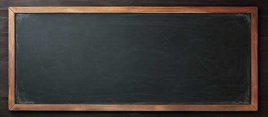 Poster - Blackboard with A B C letters and copy space image.