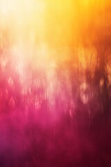 Wall Mural - A blurred color background with a soft gradient of red, yellow and pink hues, with the lower half featuring a white cream color for text or graphic elements