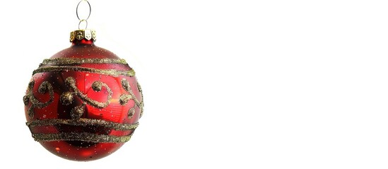 Poster - A lovely Christmas ornament to enhance a copy space image.