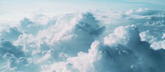 Poster - Beautiful photograph capturing the clouds and sky, with copy space image.