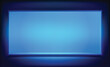 © Frogella.stock - Led screen. Tv show LCD light screen blue panel on stage, wall monitor with glow pixel diode dots texture pattern. Vector disco party concert background illustration.