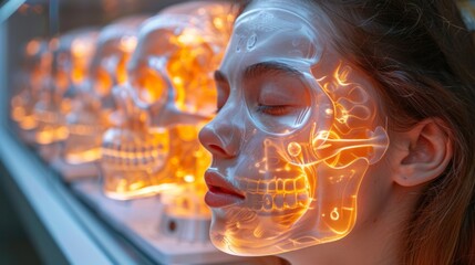 Poster - create an image of a sleep disorders clinic using 3d