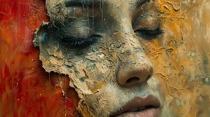 Poster - develop rough smears and stains with unique textures, adding visual