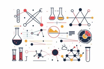 Wall Mural - illustration science