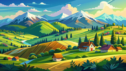 Wall Mural - landscape