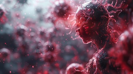 Poster - Visual concept of immune system and defense - 3D illustration