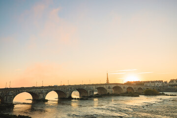 Wall Mural - Golden hour bridge