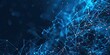 © Natpasit - Abstract digital network with interconnected blue nodes and lines, representing technology, data, and connectivity concepts..