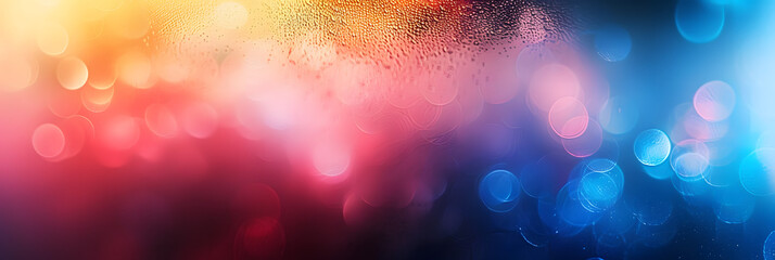 Wall Mural - Abstract colorful light leak background, soft focus with gradient blend and bokeh effect.