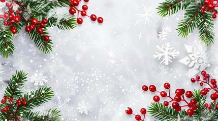 Wall Mural - Christmas Festive Background