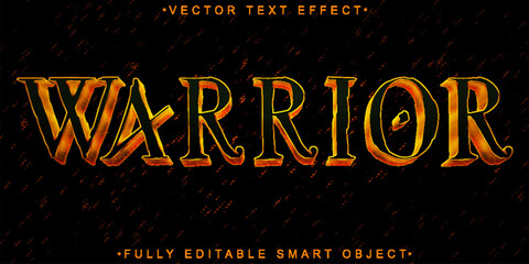 Poster - Historic Warrior Kingdom Vector Fully Editable Smart Object Text Effect