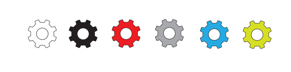 Poster - settings vector icon set. settings illustration sign collection. settings symbol. settings logo..