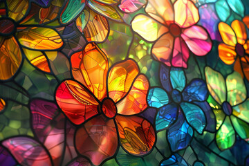 Poster - The flowers are arranged in a way that they look like they are blooming