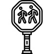 © Iconise - School Crossing Sign Icon