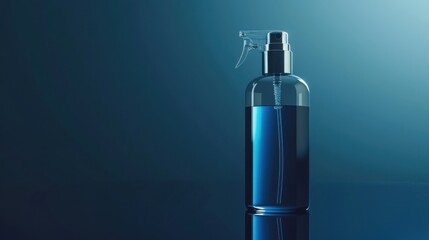 Protective spray bottle with reflective surface, treat hair from chlorine and seawater, chemical protection