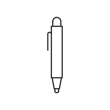 Pen Tool Icon Vector Illustration Flat Design