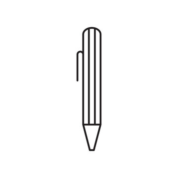 Pen Tool Icon Vector Illustration Flat Design