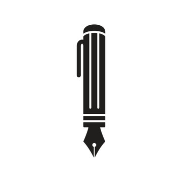 Pen Tool Icon Vector Illustration Flat Design