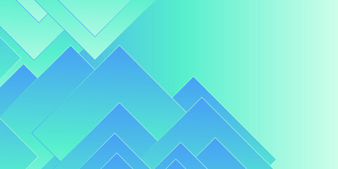 Blue vector gradient abstract banner with shapes elements. Gradient blue with transparent geometric shapes. For background presentation, background, wallpaper, banner, brochure, web layout, and cover 