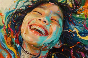 Sticker - Artists with joyful smiles