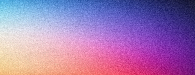 Poster - Grainy purple blue pink color gradient background, vibrant poster noise texture banner, cover header backdrop design