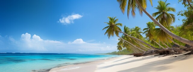 Wall Mural - Serene Tropics Light Bronze Palm Trees on White Sands.jpeg