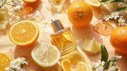 Citrus Aromatherapy Revitalizing. Generative AI