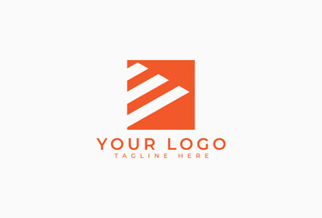 Sticker - Abstract Square Monogram Logo Design Template