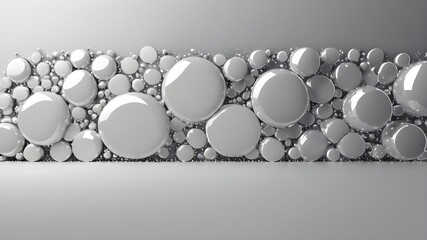 Wall Mural - background with bubbles