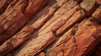 Poster - Striated Rock Formations