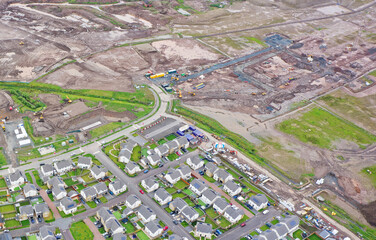 Wall Mural - New housing development at Dargavel in Bishopton