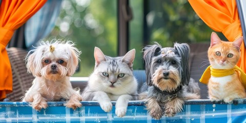 Canvas Print - Mobile pet grooming service