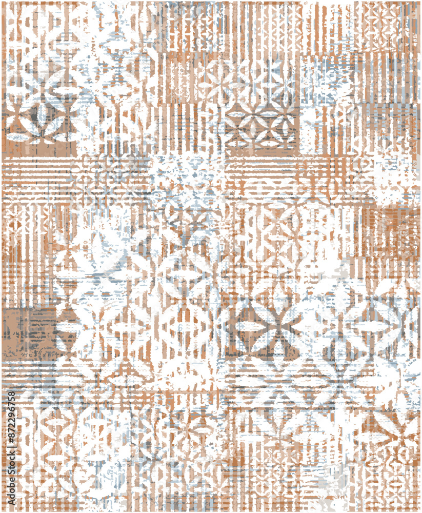 Textile digital motif pattern decor borders design traditional tattoo ...
