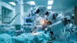 © Erich - Sideview of a AI Robot Performing Surgery in a High-Tech Operating Room on a Human