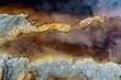 © ADDICTIVE STOCK - Aerial view of the Riotinto mine, displaying mineral-rich waters
