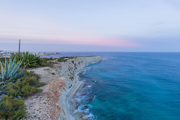 Cliffs in Malta