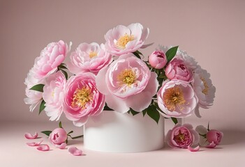 Wall Mural - beautiful pink flowers