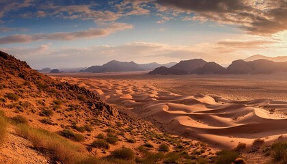 Sticker - landscape in the desert