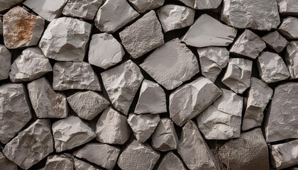 Poster - gray grunge banner abstract stone background the texture of the stone wall close up light gray rock backdrop