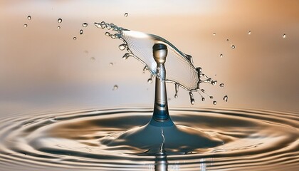 Wall Mural - water drop splash