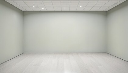 Canvas Print - empty white room