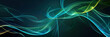 © nikolettamuhari - Abstract Blue and Green Light Trails