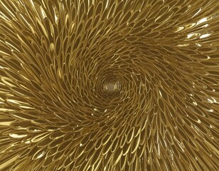 Abstract gold shape wall paper design